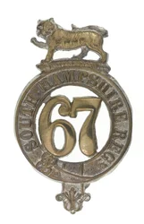 Glengarry-jelvény, 1875 körül (réz)