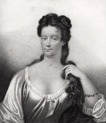 Henrietta Knight, Bocquet metszete, illusztráció a „Királyi és nemes szerzők katalógusának V. kötetéből”, 1806-ban megjelent