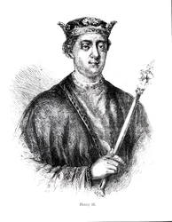 II. Henrik (1133-89) (metszet) (bundw fotó)