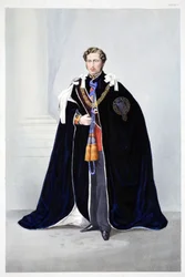 Ő Királyi Fensége, Albert Edward walesi herceg, VII. Edward és a dán Alexandra házasságának emlékművéből, pub. 1864
