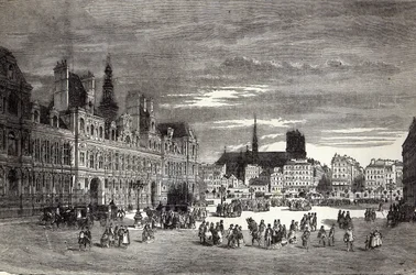 Hotel de Ville, Párizs, 1847