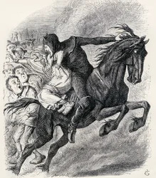 Illusztráció J. Tenniel után a "The Nurse