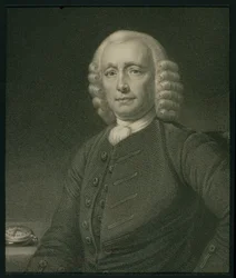 John Harrison (1693-1776) a The Gallery of Portraits-ből, 1833-ban jelent meg