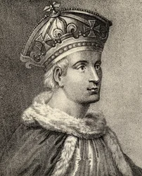 Henrik angol király, Sir Edward Creasy 1876-ban Londonban kiadott „Eminent Etonians emlékiratai” című illusztrációja
