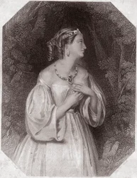 Lavinia, Titus lánya, Bassianus menyasszonya (Titus Andronicus vagy La Tres Lamentable Roman Tragédia, Titus Andronicus) a - "" Shakespeare