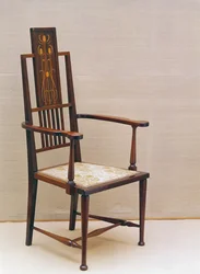 Liberty & Co. szék (szaténfa)