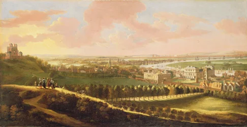 London Greenwich Hillről, 1680 körül