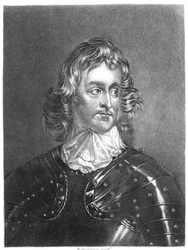 John Lambert vezérőrnagy (1619-83) illusztrációja a „Brit történelemben kiemelkedő karakterek portréiból”, Robert Dunkarton (17744-1817 körül) metszete (mezzotint)