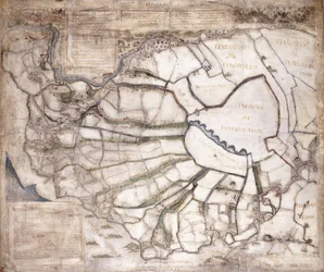A hét lápvidéki település térképe, 1581 után