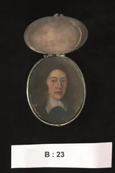 Henry Cromwell, Írország főhadnagyának miniatúrája, 1655-59 körül (akvarell)