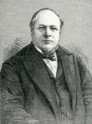 Mr. John Young, Sydney polgármestere, illusztráció a The Graphicból, 1886. május 8.