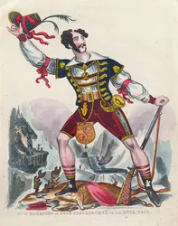 W. Harrison úr, mint Jose Speckbacher a Szerelmi tesztben, 1840 körül