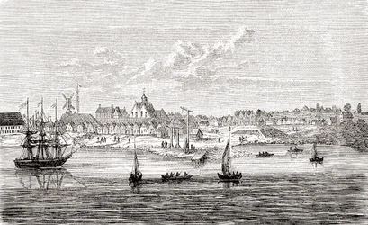 Új Amszterdam, 17. századi holland település a Manhattan-sziget déli csücskén, Amerika, Ward and Lock