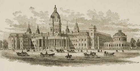 New City Hall, San Francisco, az „American Pictures”-től, a The Religious Tract Society kiadása, 1876