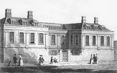Newcastle House, 1790 körül (metszet)
