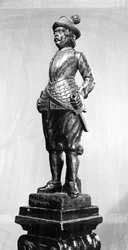 Pikemen tiszt, 1638 (faragott fa)