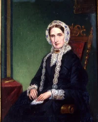 Old Lady in Widows Weeds, 1850 körül (olaj, vászon)