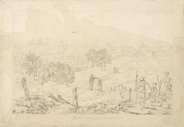 Párizs a Belle Ville magaslatairól, 1815