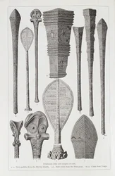 Polinéz klubok és rangjelzések, Friedrich Ratzel professzor, „The History of Mankind”, 1. kötet, 1896
