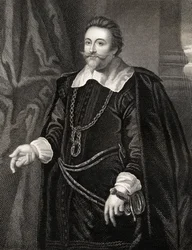Francis Cottington portréja, a Lodges British Portraits-ból, 1823