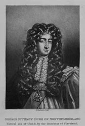 George Duke of Northumberland portréja a „Characters Illustrious in British History”-ból, Richard Earlom és Charles Turner, 1815