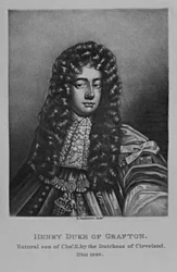 Henry Grafton hercegének portréja, Richard Earlom és Charles Turner "Characters Illustrious in British History" című művéből, 1815.