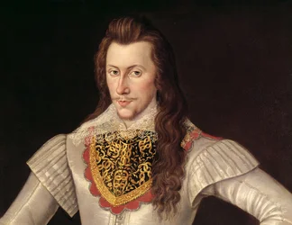 Henry Wriothesley (1573-1624) portréja, Southampton 3. grófja 1600 körül (részlet)