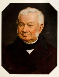 Joseph Livesey portréja (olaj, papír)