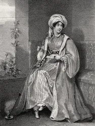 Lady Hester Stanhope portréja,