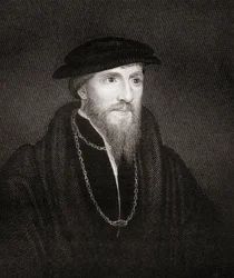 Sir Anthony Denny (1501-49) portréja a Lodges British Portraits-ból, 1823