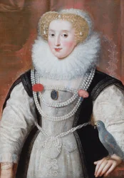 Lady Knollys grófnő portréja, állítólag Leicesteri Letitia grófnő.
