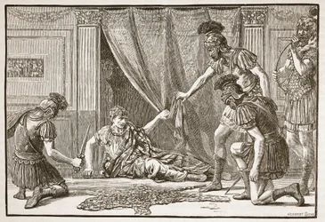A praetorianus őrök Claudiust Imperátornak üdvözölték