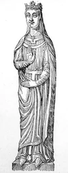 Berengaria királynő (1180-1246 körül) (metszet)