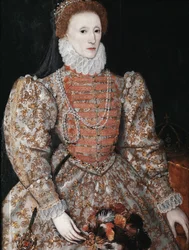 I. Erzsébet királynő, 1575 körül (olaj, tábla)