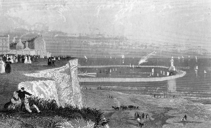 Ramsgate kikötő, 1840 körül