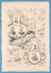 Renton vs. West Bromwich Albion, a The Illustrated Sporting and Dramatic Newsból, 1888. június 2.