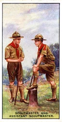 cserkészvezető és segédcserkész, 1929