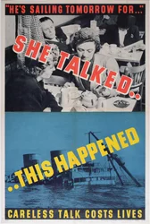 She Talked... This Happened, WWII plakát