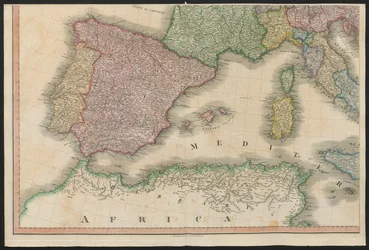Spanyolország és Portugália Európából, leírva a terület összes változását, valamint azok eltéréseit számos birodalma és állama határvonalaiban, beleegyeztek és megerősítették az 1815. november 20-án kötött, 1816-ban kiadott végleges párizsi szerződést (col