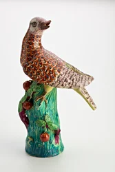 Staffordshire-i madárfigura, 1750-1850 körül (cserép)