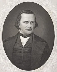 Stephen Arnold Douglas, a "Történelmi portrék galériájából", megjelent 1880 körül