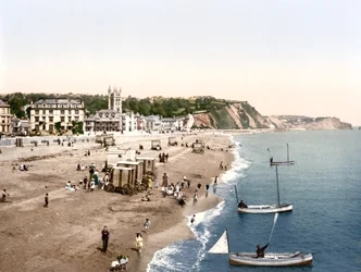 Teignmouth (kézzel színezett fotó)