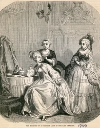 Egy párizsi hölgy budoárja a múlt században, 1789