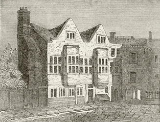 The Court of Star Chamber, Westminster, William Hickman Smith Aubrey (1858-1916) „Anglia nemzeti és hazai története” című könyvéből, London, 1890 körül.
