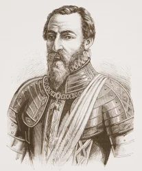 Alva hercege (Titian portréjából), illusztráció: James Aitken Wylie (1808-1890) A protestantizmus történetéből, pub. 1878