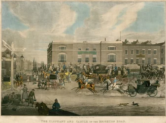 Az elefánt és a kastély a Brighton Roadon, London