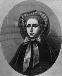 A Hon. Mrs. Yelverton, 1861 (újságpapír)