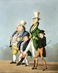 Az árak – Teljes áron, féláron, magas áron és alacsony áron, George Hunt metszetében, Thomas McLean kiadásában, 1827
