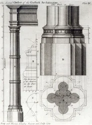 A gótikus építészet második rendje, 1741