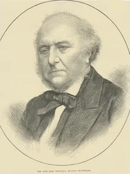 A néhai Lord Westbury, volt lordkancellár (metszet)